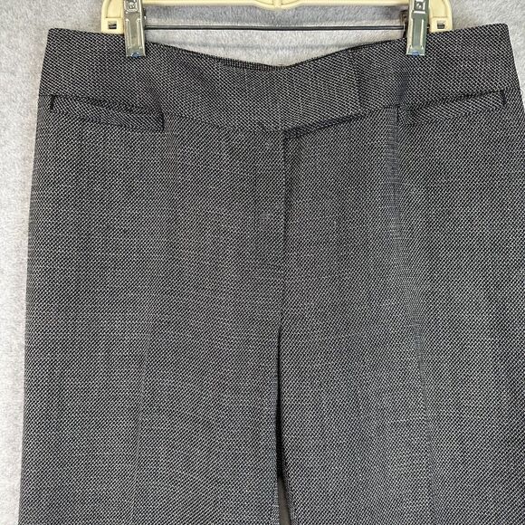 LAFAYETTE 148 NEW YORK Virgin Wool Blend Wide Straight Leg Pants Trousers size 8 - Picture 3 of 14